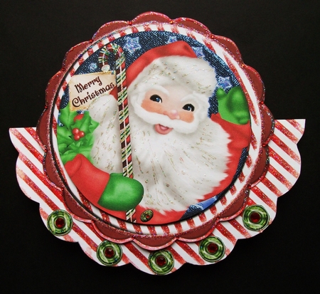 Santa Claus Rocker Card 4 Page Mini-kit - CUP640919_1035 | Craftsuprint
