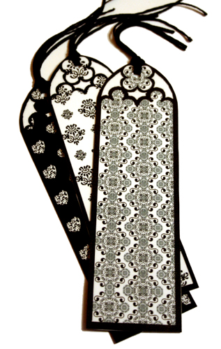 Black and White Bookmarks - CUP160208_544 | Craftsuprint