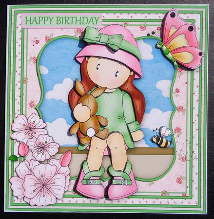Chloe with Bunny - CUP611497_1010 | Craftsuprint