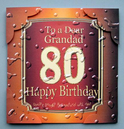 grandad 80th present