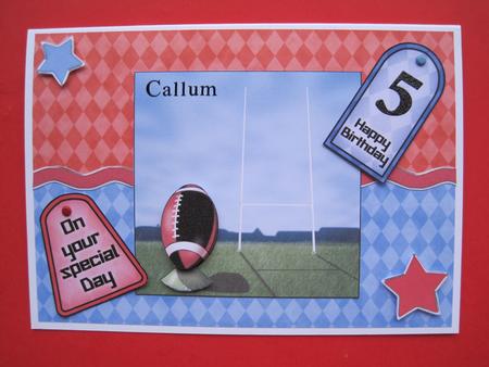 Rugby Kit with 3D Decoupage - CUP65197_359 | Craftsuprint