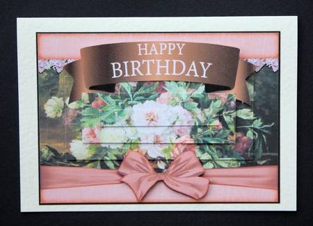 Luxury 60 Happy Birthday Card A4
