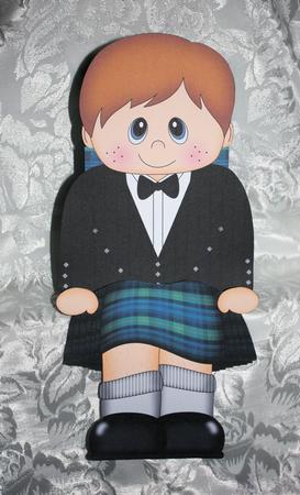 Lachlan the Scotsman Handmade Decoration