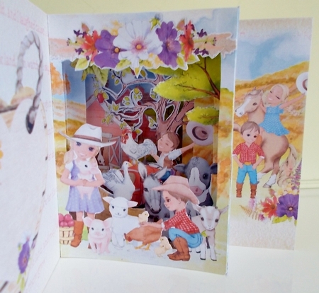 Life is Better on the Farm Storybook Pop Up Tunnel Card & Envelope Kit ...
