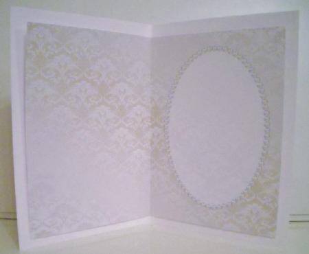 Cream Damask and Pearl Insert - CUP442775_846 | Craftsuprint