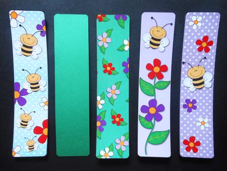 Flowers and Bees Bookmarks - CUP531954_750 | Craftsuprint