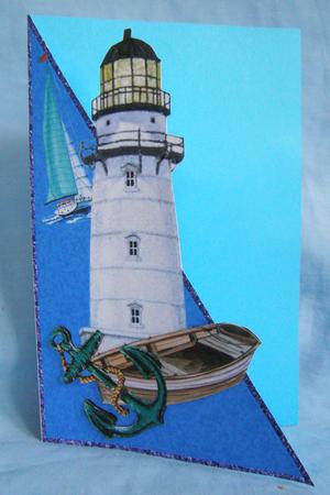 Lighthouse Cutaway Card - CUP145837_173 | Craftsuprint