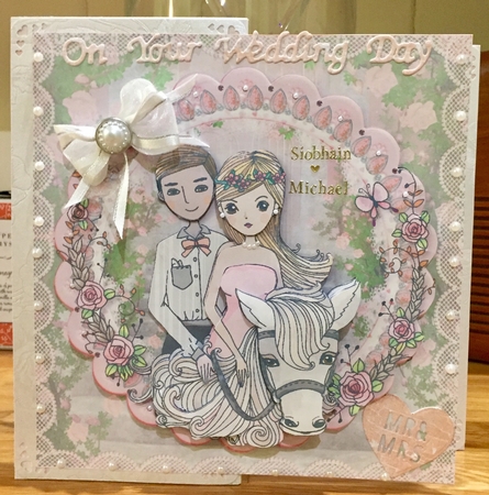 Beautiful Horse Wedding Card Mini Kit - CUP850023_38 | Craftsuprint