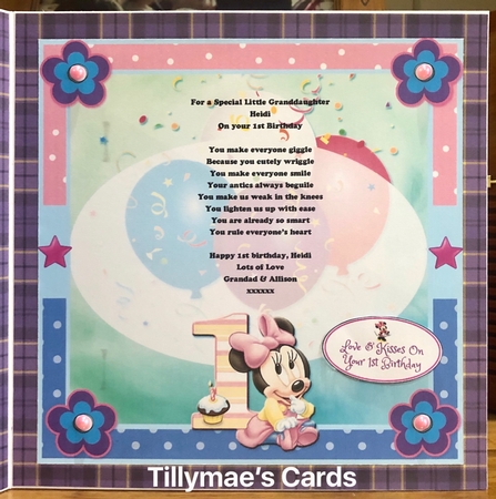 Happy 1st Birthday Mini Kit - CUP866469_2248 | Craftsuprint
