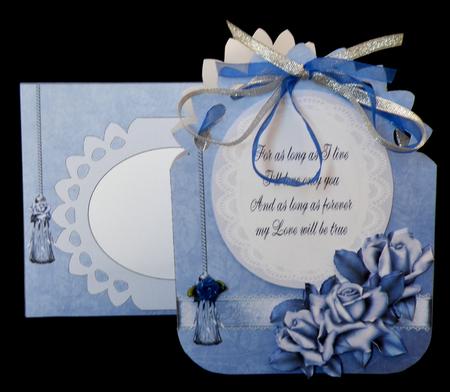 Ribbon Top Card - Husband Anniversary - CUP407596_66 | Craftsuprint