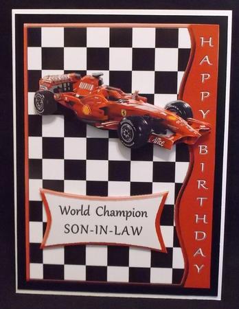 FOR A SPECIAL SON HAPPY BIRTHDAY -SON BIRTHDAY CARD. Card 9" By 6". Gold Foil - View #9