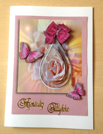 teardrop rose pink CUP734285_906 Craftsuprint