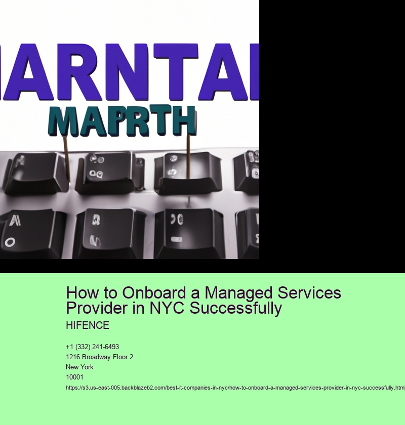 How to Onboard a Managed Services Provider in NYC Successfully