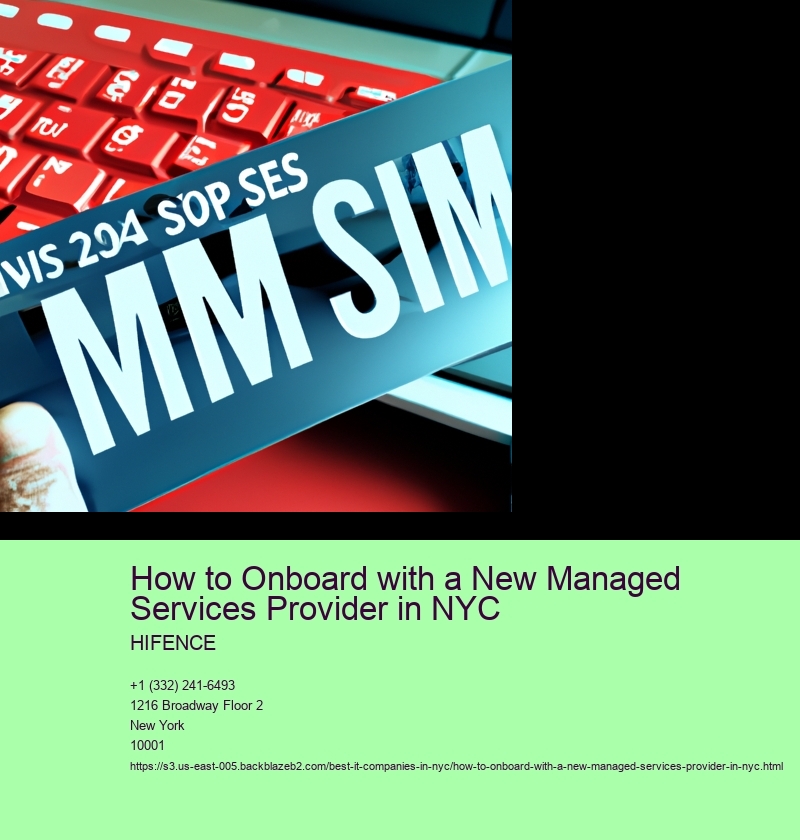 How to Onboard with a New Managed Services Provider in NYC