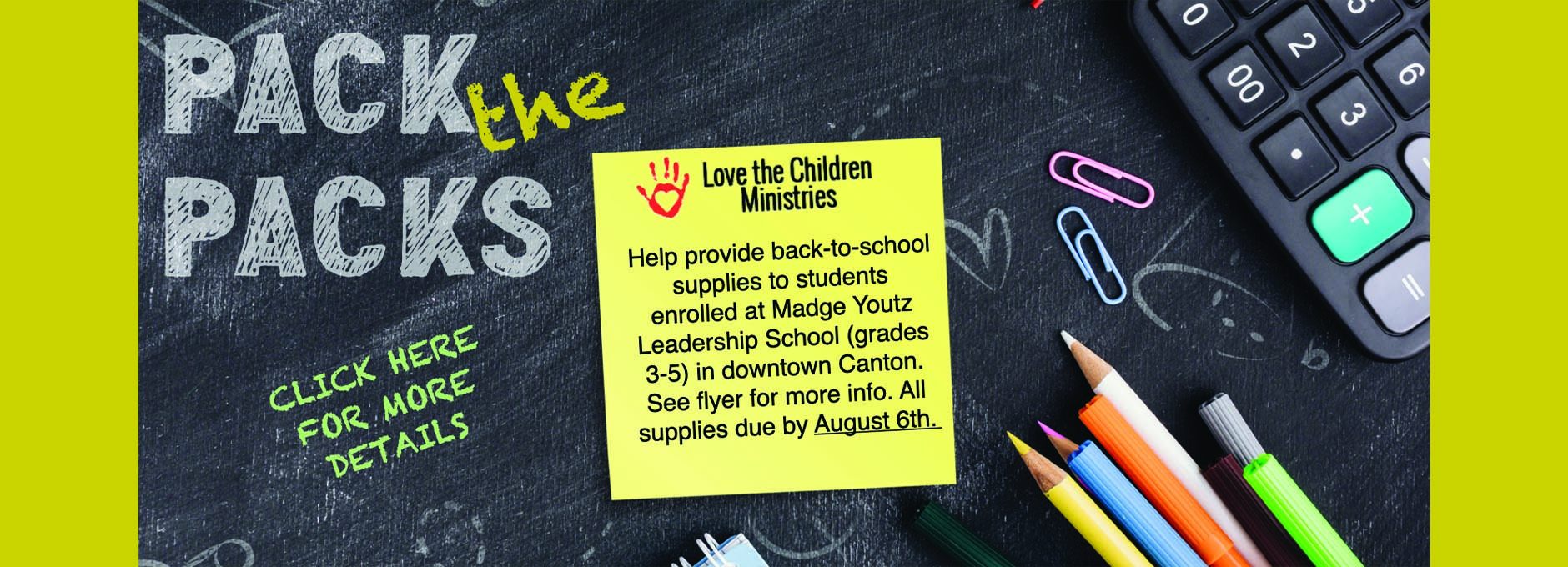 PackthePacksSlide First Friends Church