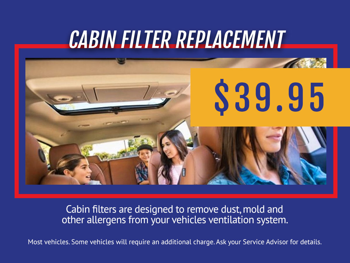 Cabin Air Filter Replacement Service Special Coupon Feldmam Chevrolet Livonia