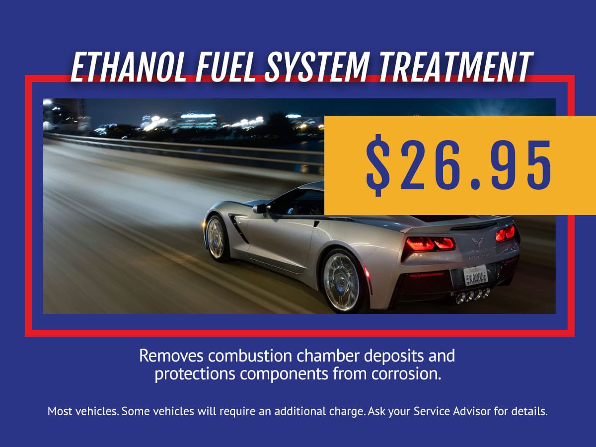 Ethanol Fuel System Treatment Special Coupon Feldmam Chevrolet Livonia