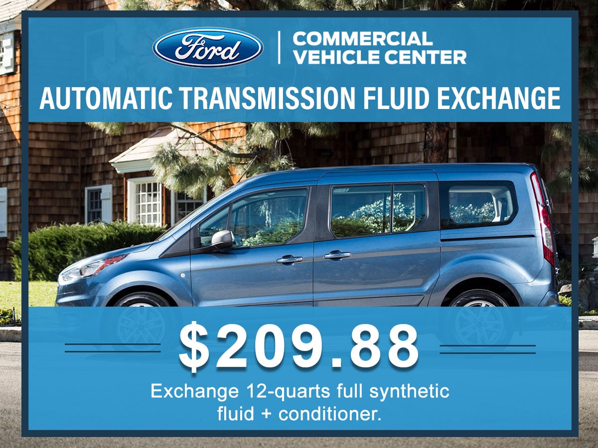 Tindol Ford Commercial Automatic Transmission Fluid Exchange Special Tindol Ford Commercial Vehicle Automatic Transmission Fluid Exchange Service Special Coupon | Carolette