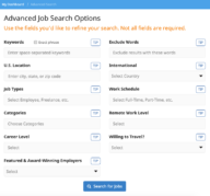 flexjobs advanced search option