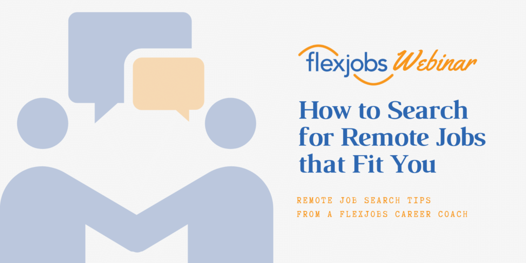 how to search for remote jobs that fit you