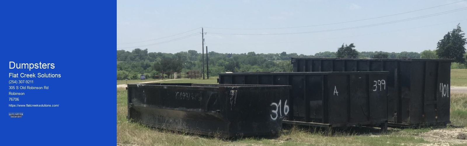 Dumpsters