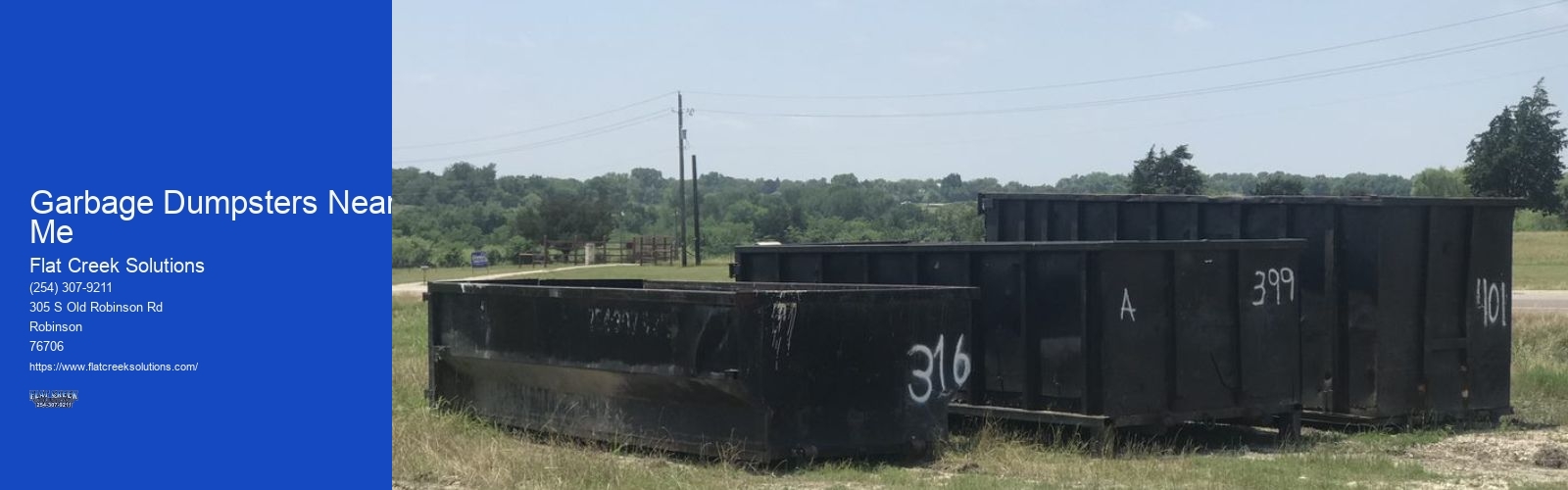 Garbage Dumpsters Near Me