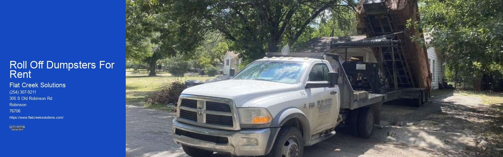 Roll Off Dumpsters For Rent