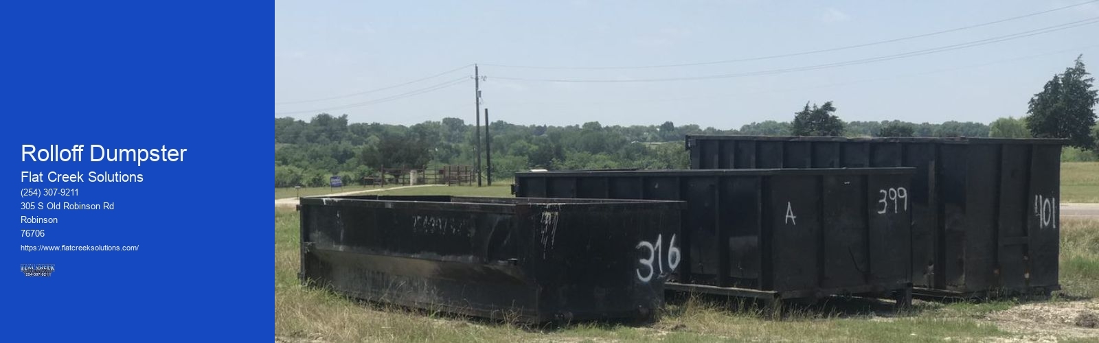 Rolloff Dumpster