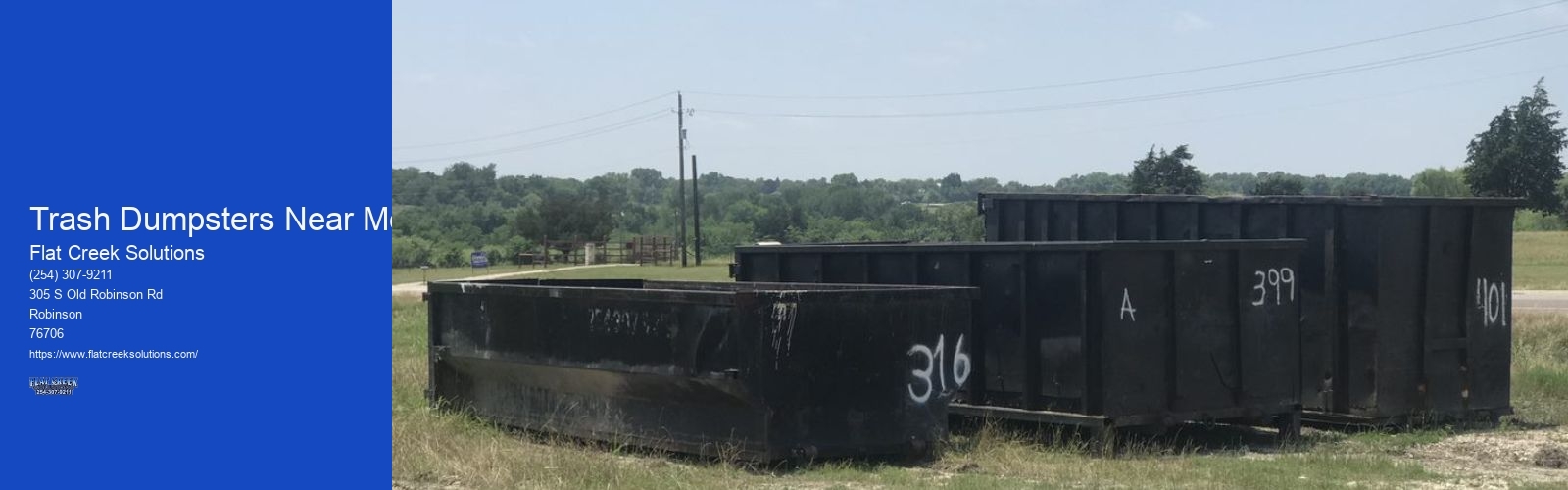 Trash Dumpsters Near Me