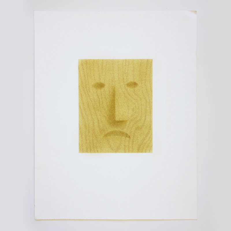 Face in Wood