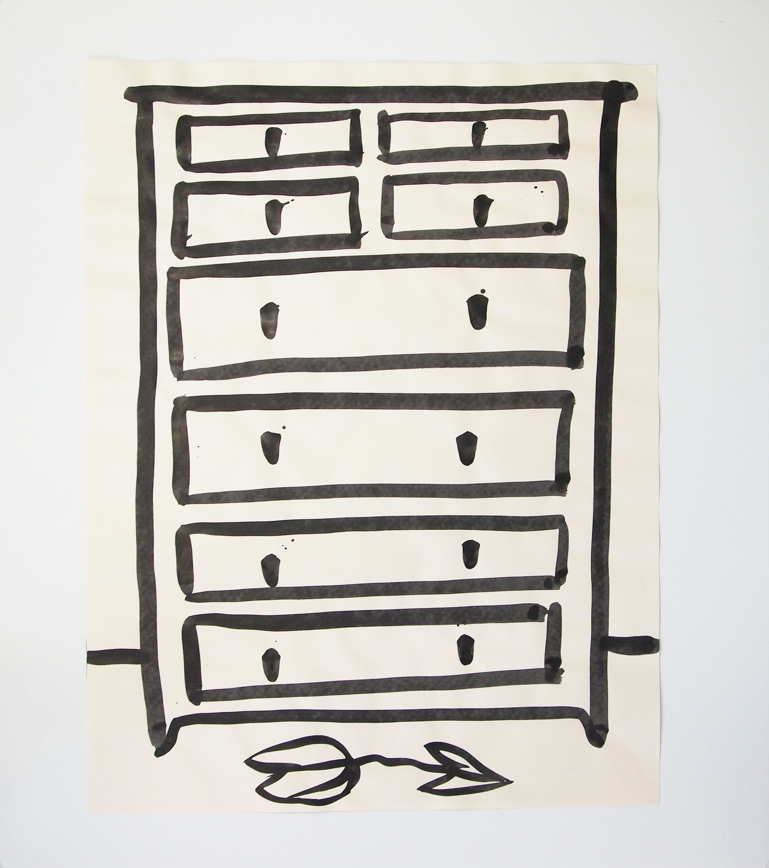 Shaker Dresser with Tulip