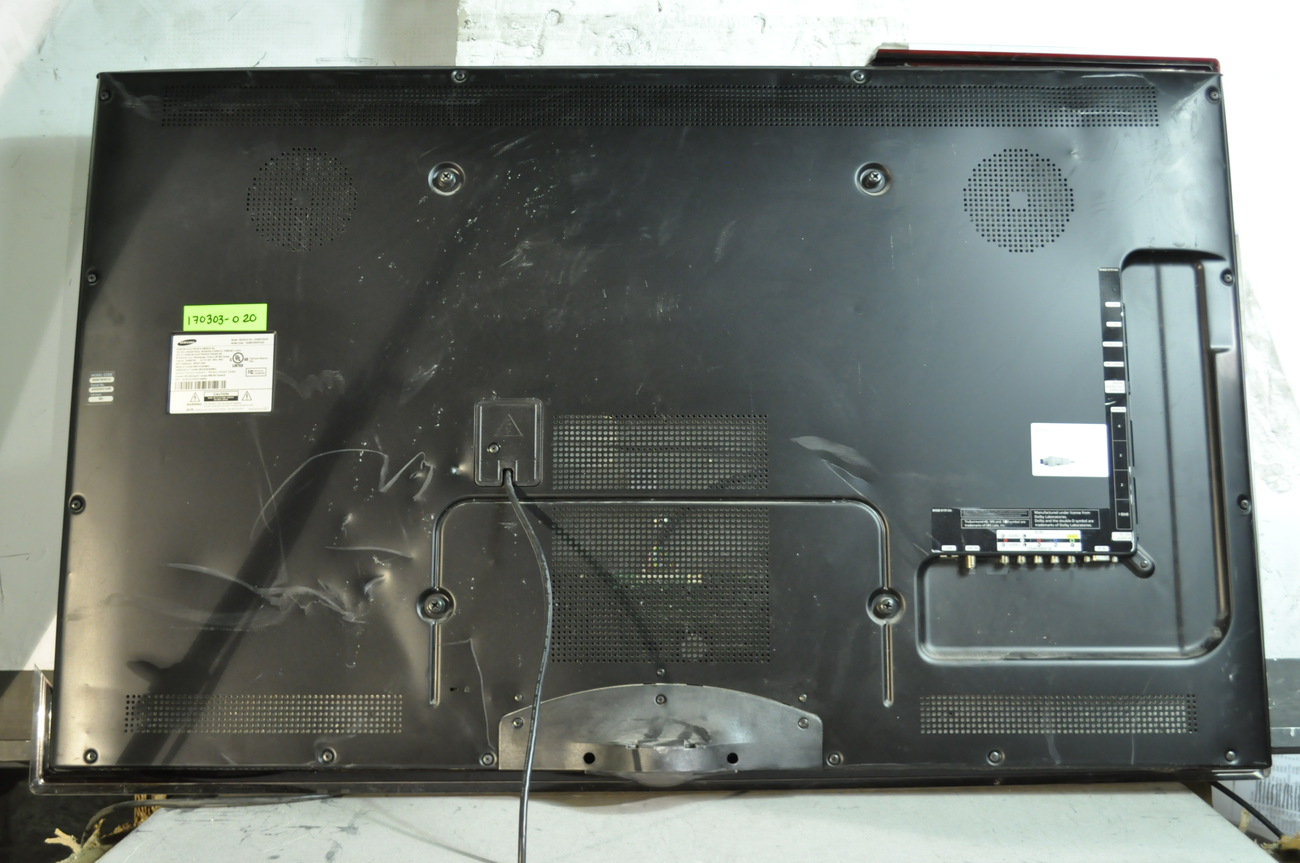 SAMSUNG UN46B7000WF Small Parts Repair Kit SPEAKERS;LVDS CABLE;POWER