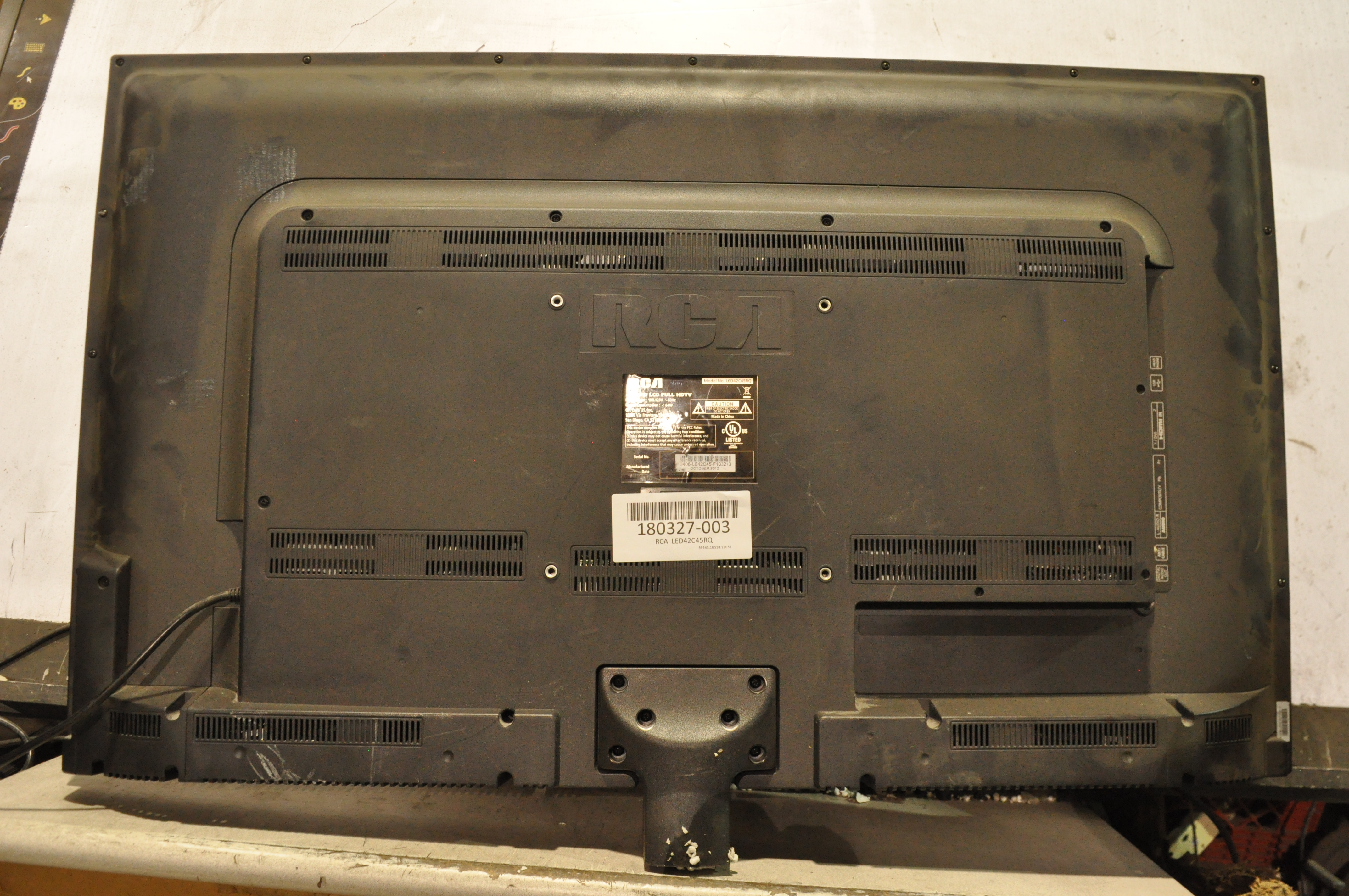 RCA LED42C45RQ SMALL PARTS REPAIR KIT POWER CORD;RIBBON CABLE;SPEAKERS