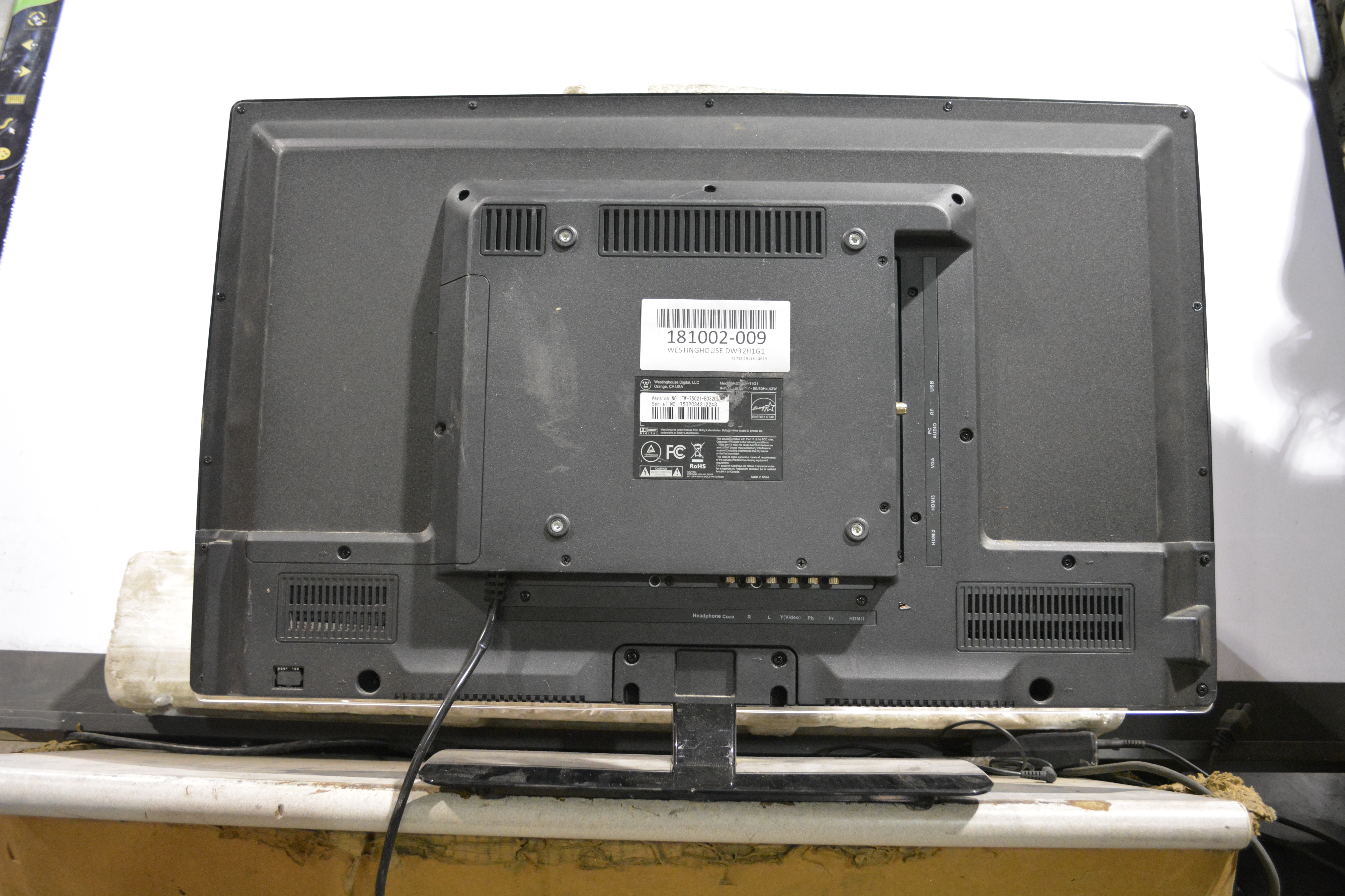 WESTINGHOUSE DW32H1G1 SMALL PARTS REPAIR KIT SPEAKERS;LVDS CABLE;CONTROLS;IR SEN eBay