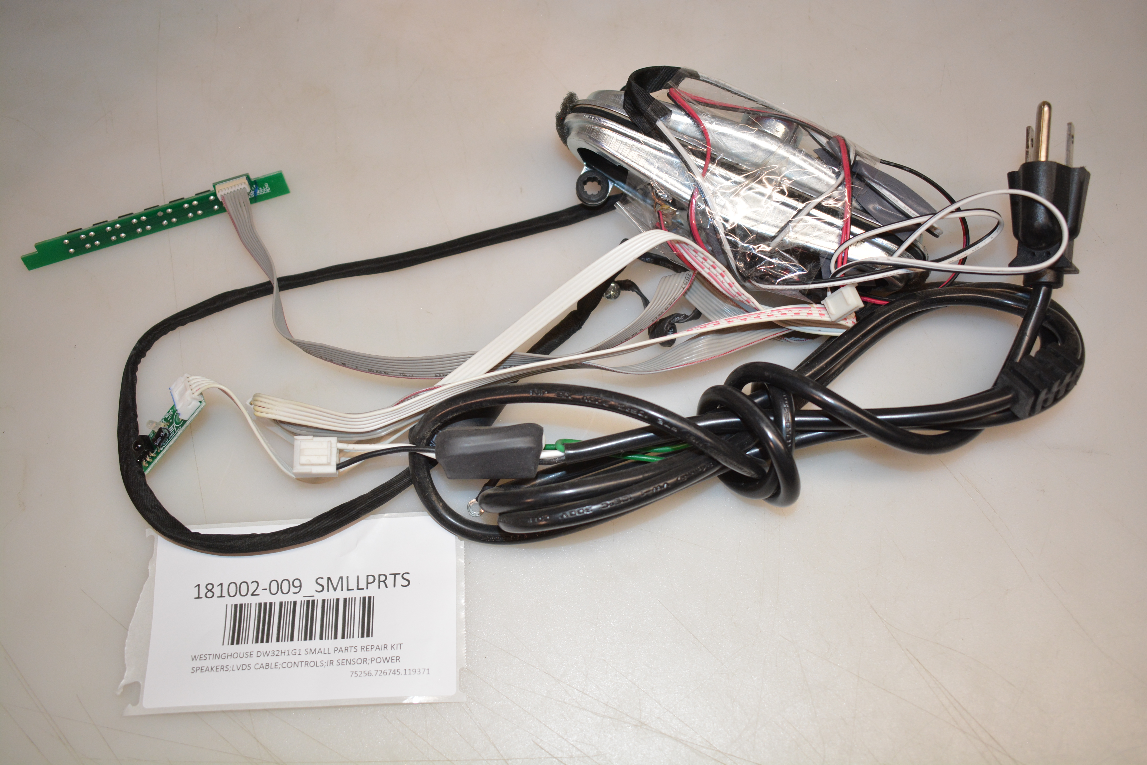 WESTINGHOUSE DW32H1G1 SMALL PARTS REPAIR KIT SPEAKERS;LVDS CABLE;CONTROLS;IR SEN eBay