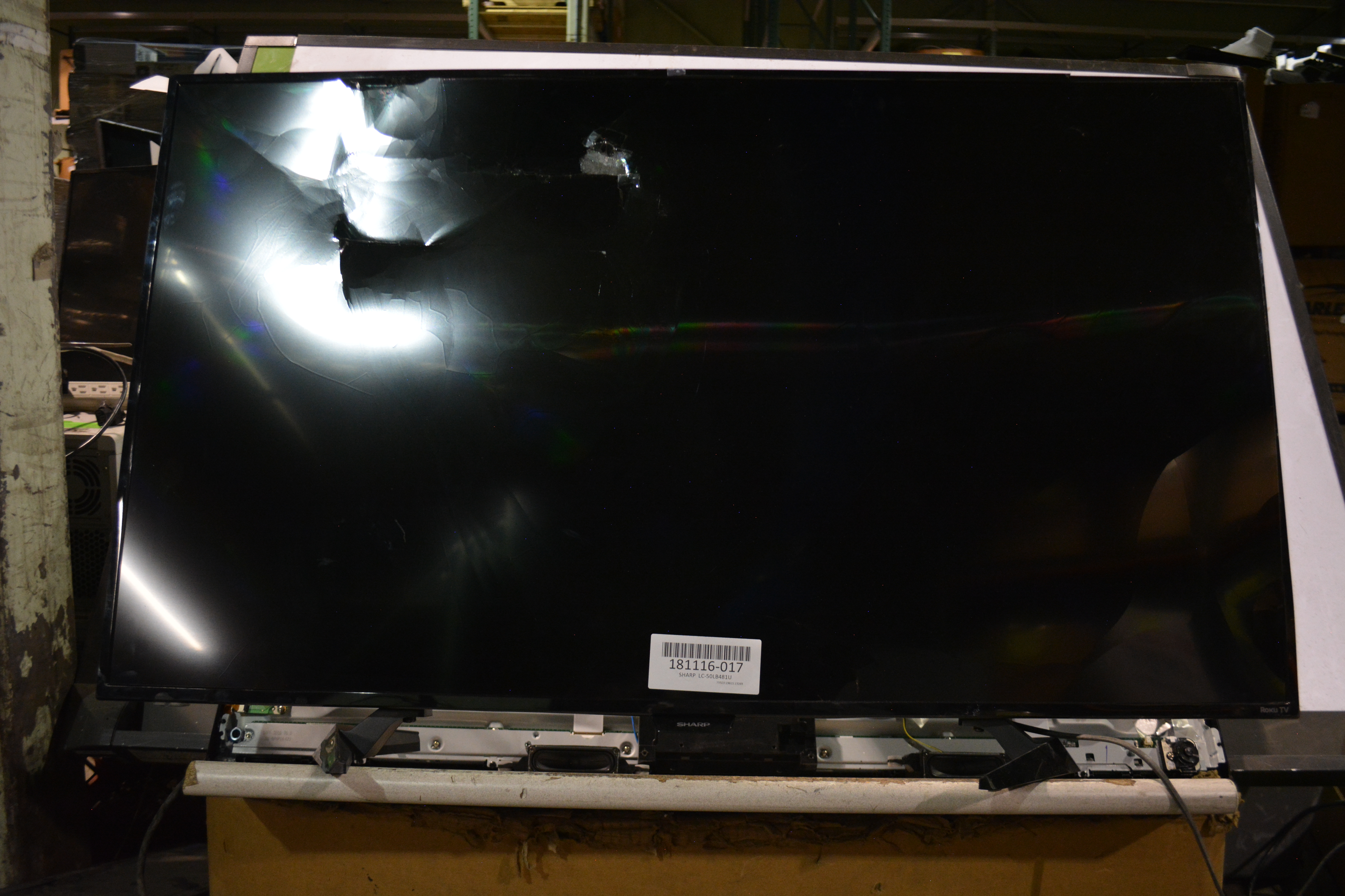 SHARP LC50LB481U SMALL PARTS REPAIR KIT SPEAKERS ; LVDS CABLE