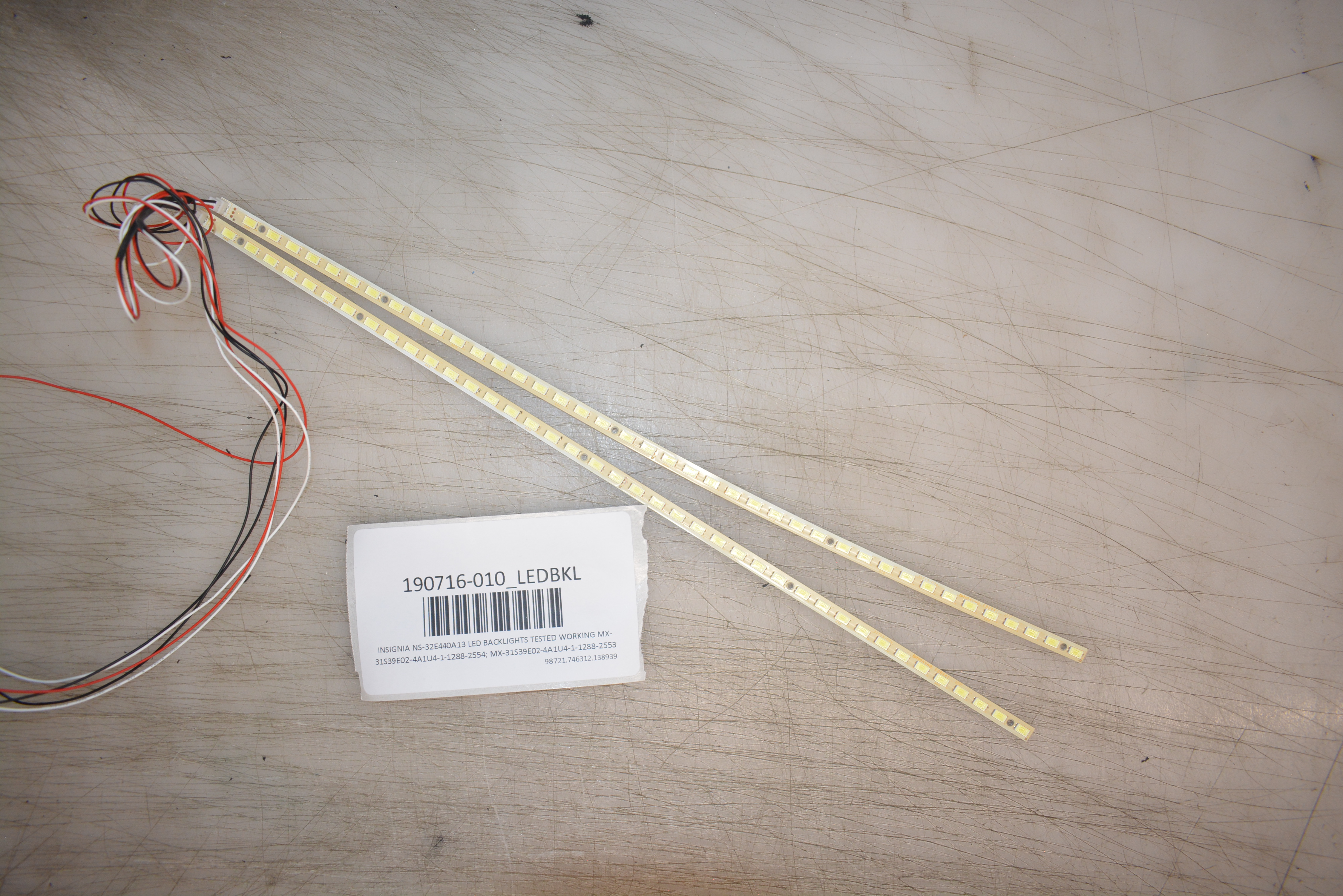 INSIGNIA NS32E440A13 LED BACKLIGHTS TESTED WORKING MX31S39E024A1U41