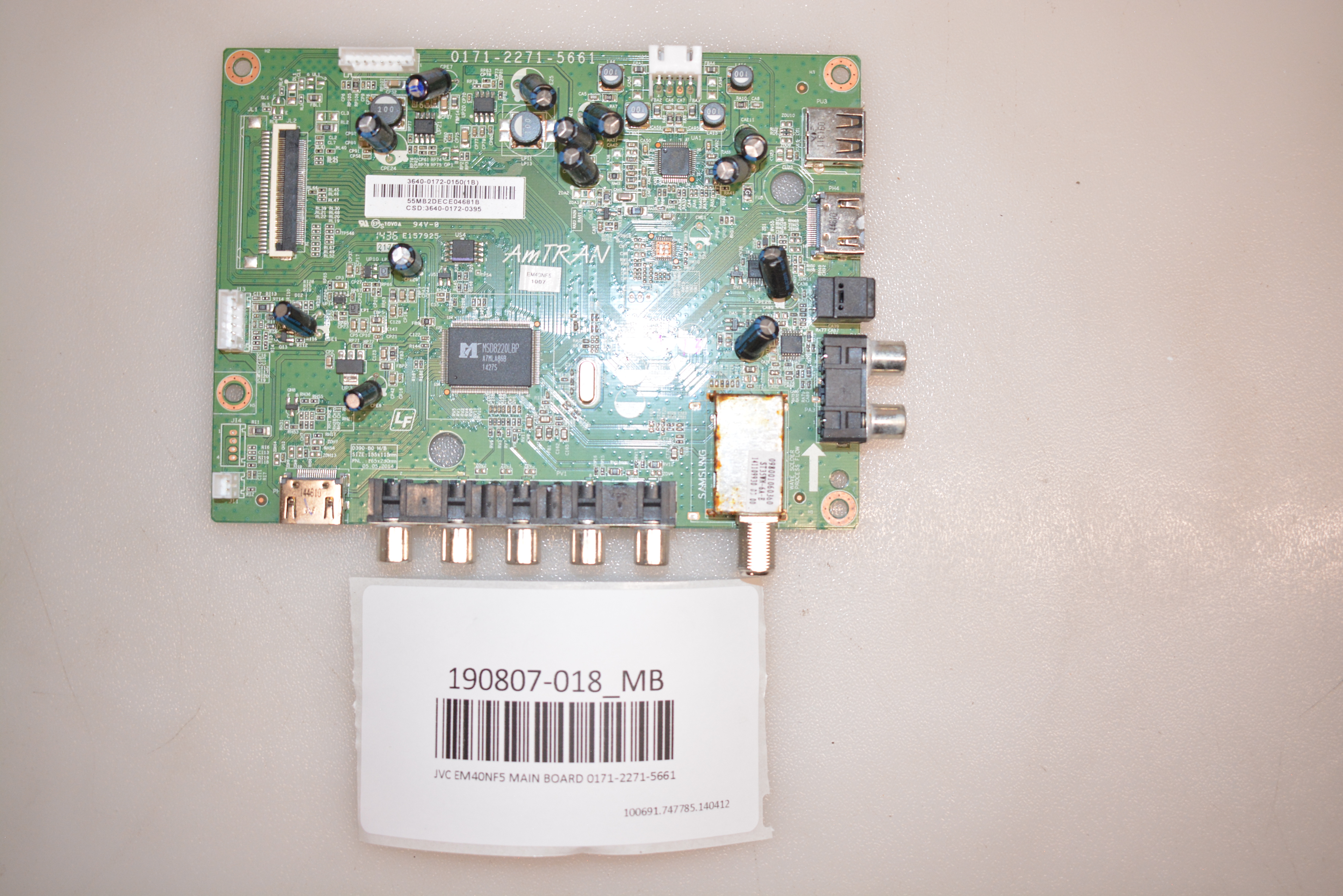 JVC EM40NF5 MAIN BOARD 0171-2271-5661 | eBay
