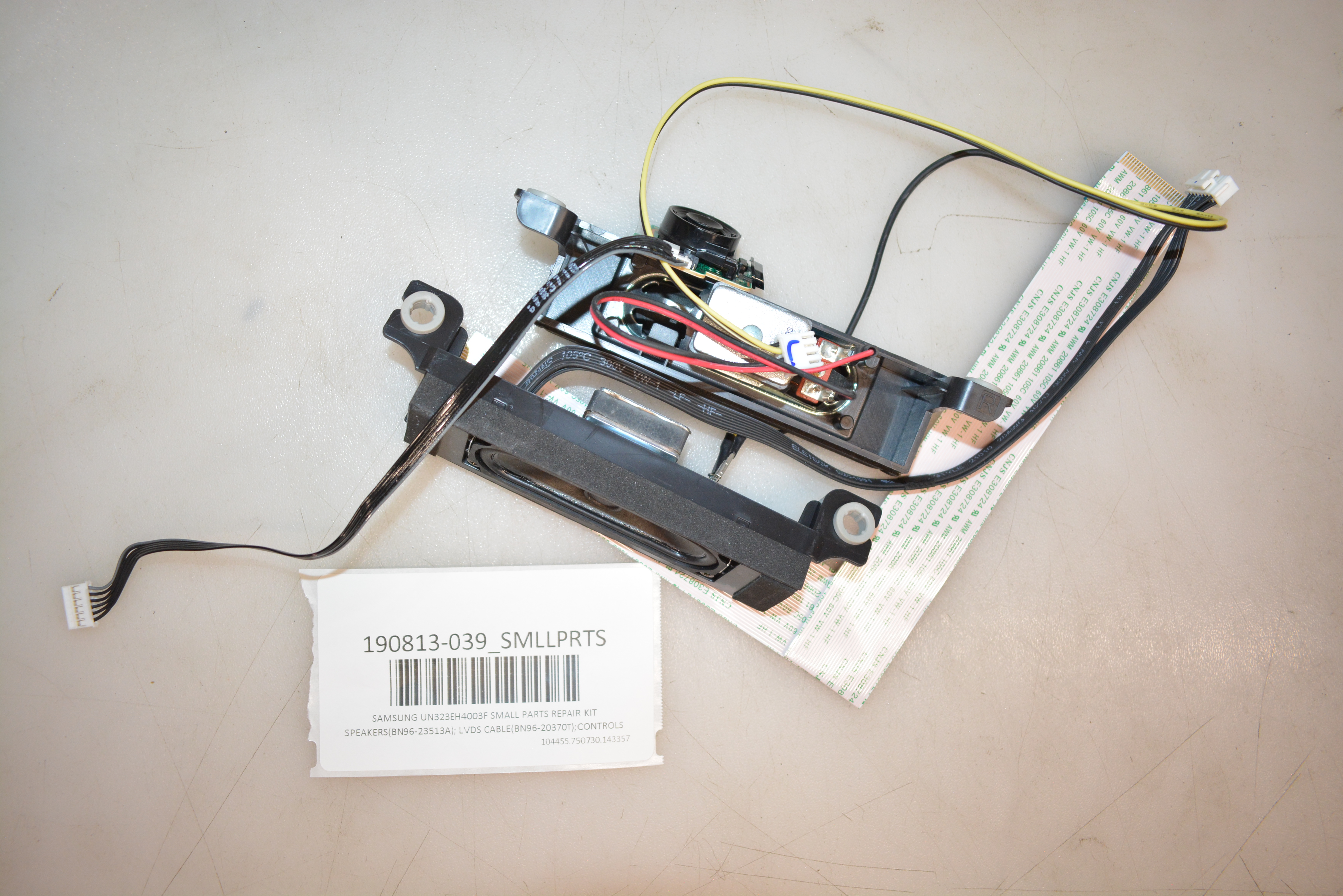 SAMSUNG UN323EH4003F SMALL PARTS REPAIR KIT SPEAKERS(BN9623513A); LVDS