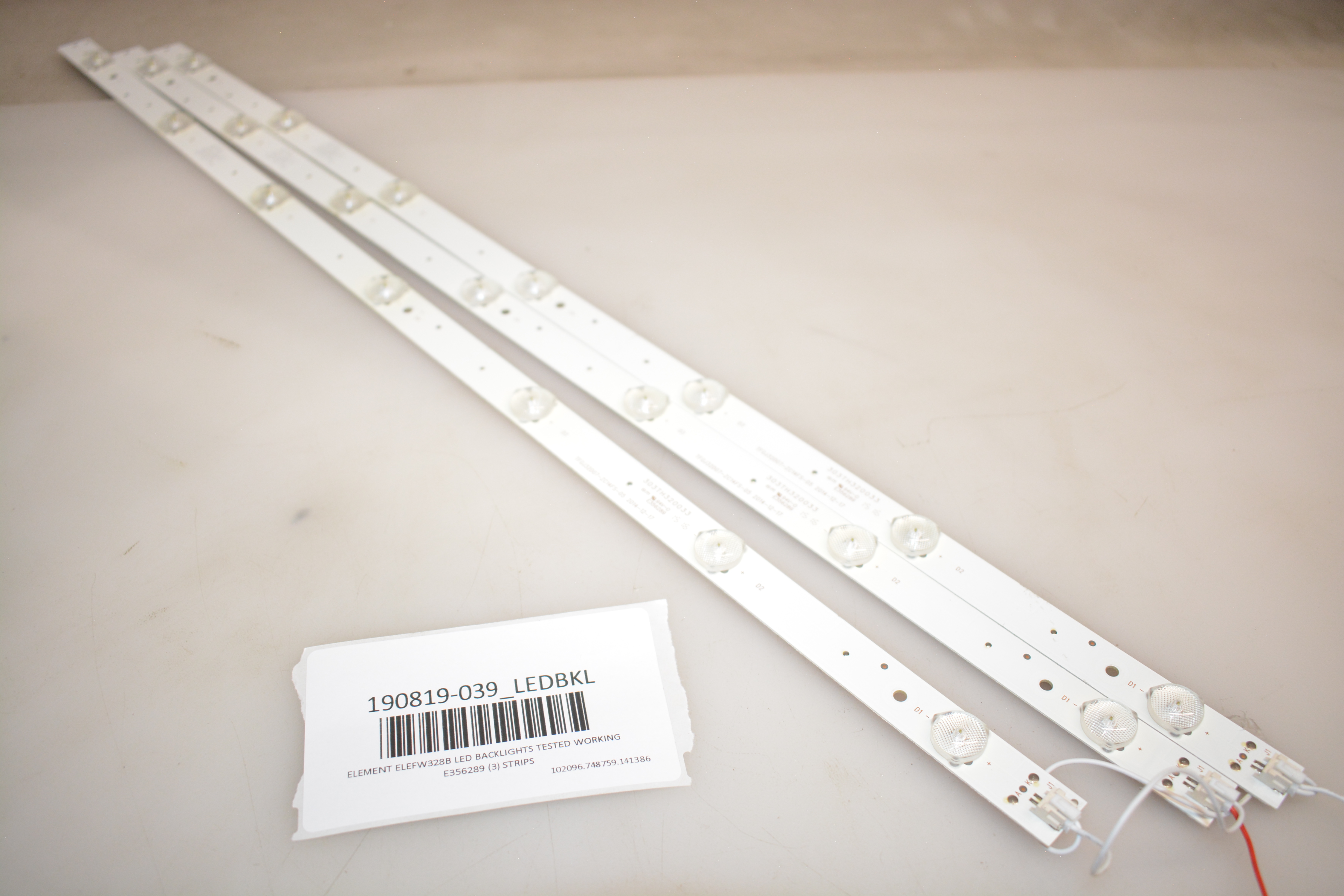 ELEMENT ELEFW328B LED BACKLIGHTS TESTED WORKING E356289 (3) STRIPS eBay