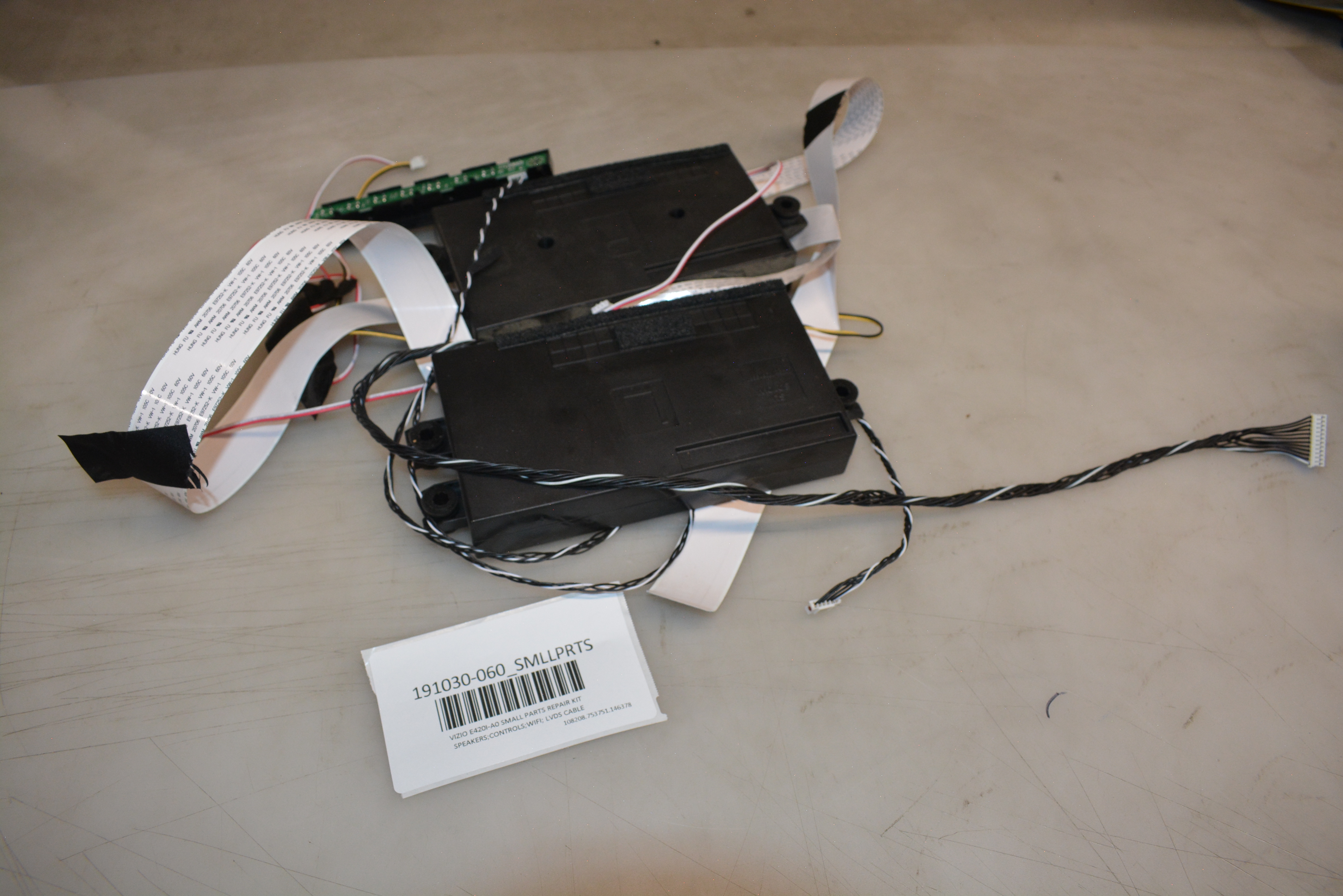 VIZIO E420I-A0 SMALL PARTS REPAIR KIT SPEAKERS;CONTROLS;WIFI; LVDS