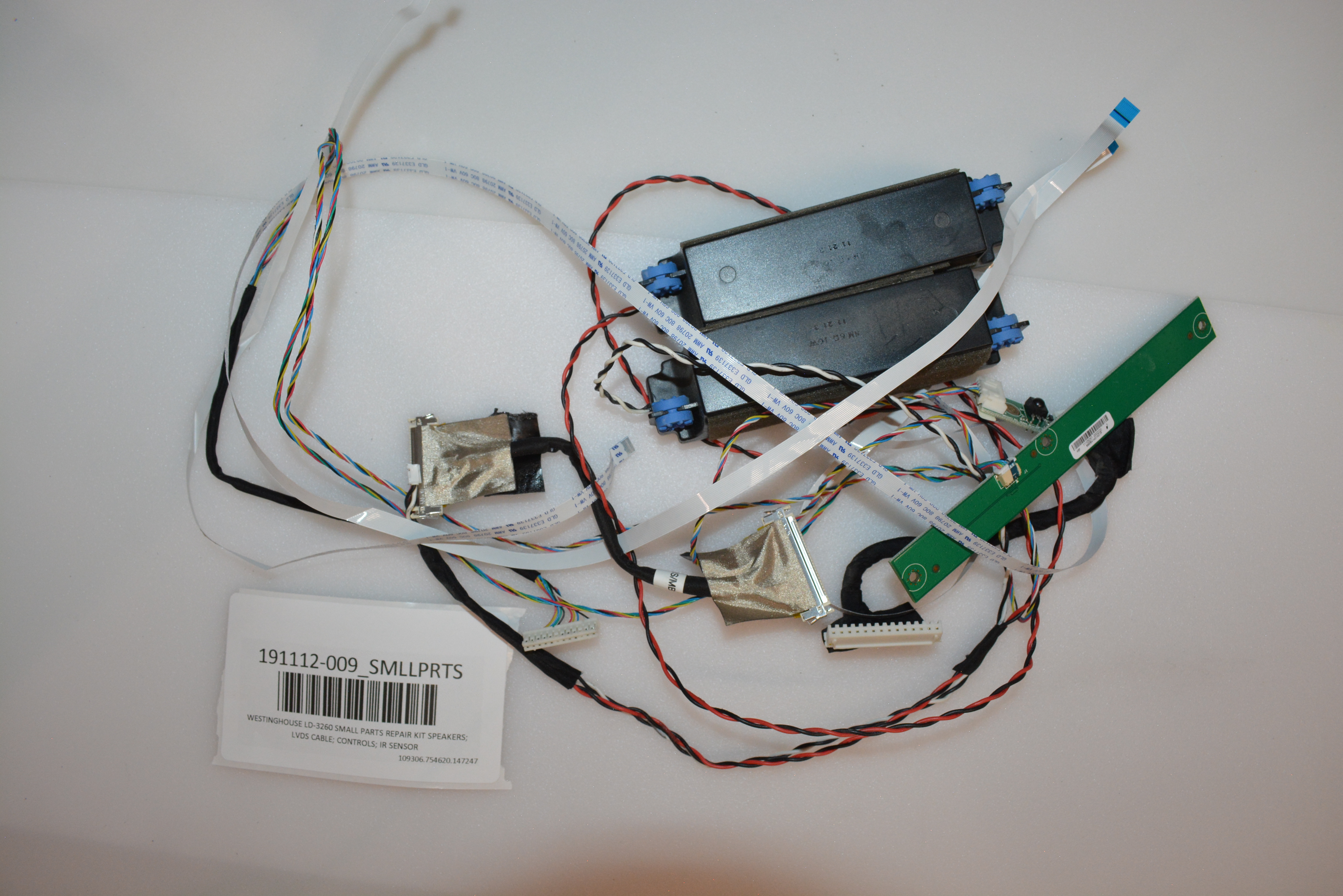 WESTINGHOUSE LD-3260 SMALL PARTS REPAIR KIT SPEAKERS; LVDS CABLE