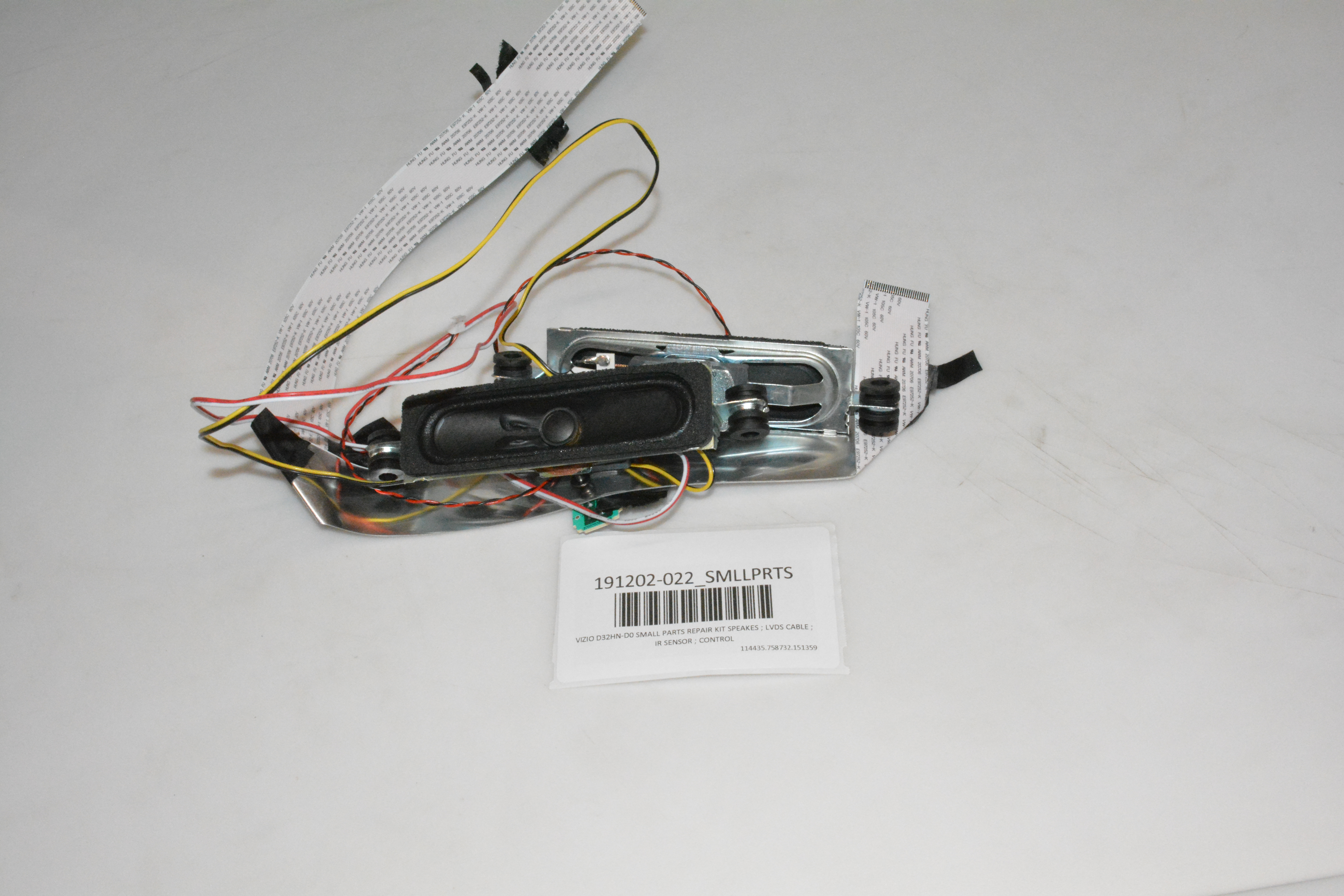 VIZIO D32HND0 SMALL PARTS REPAIR KIT SPEAKES ; LVDS CABLE ; IR SENSOR