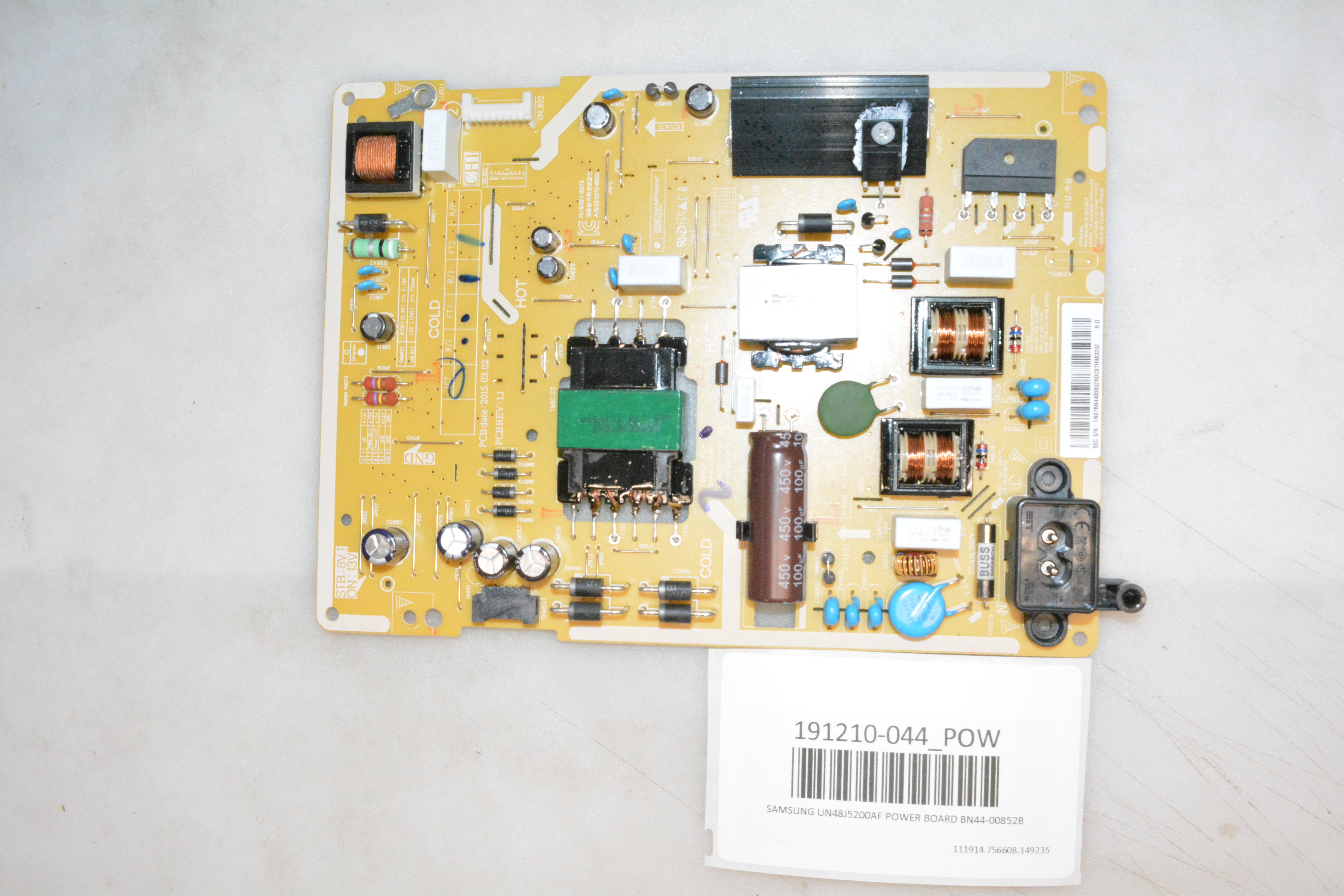 SAMSUNG UN48J5200AF POWER BOARD BN4400852B eBay