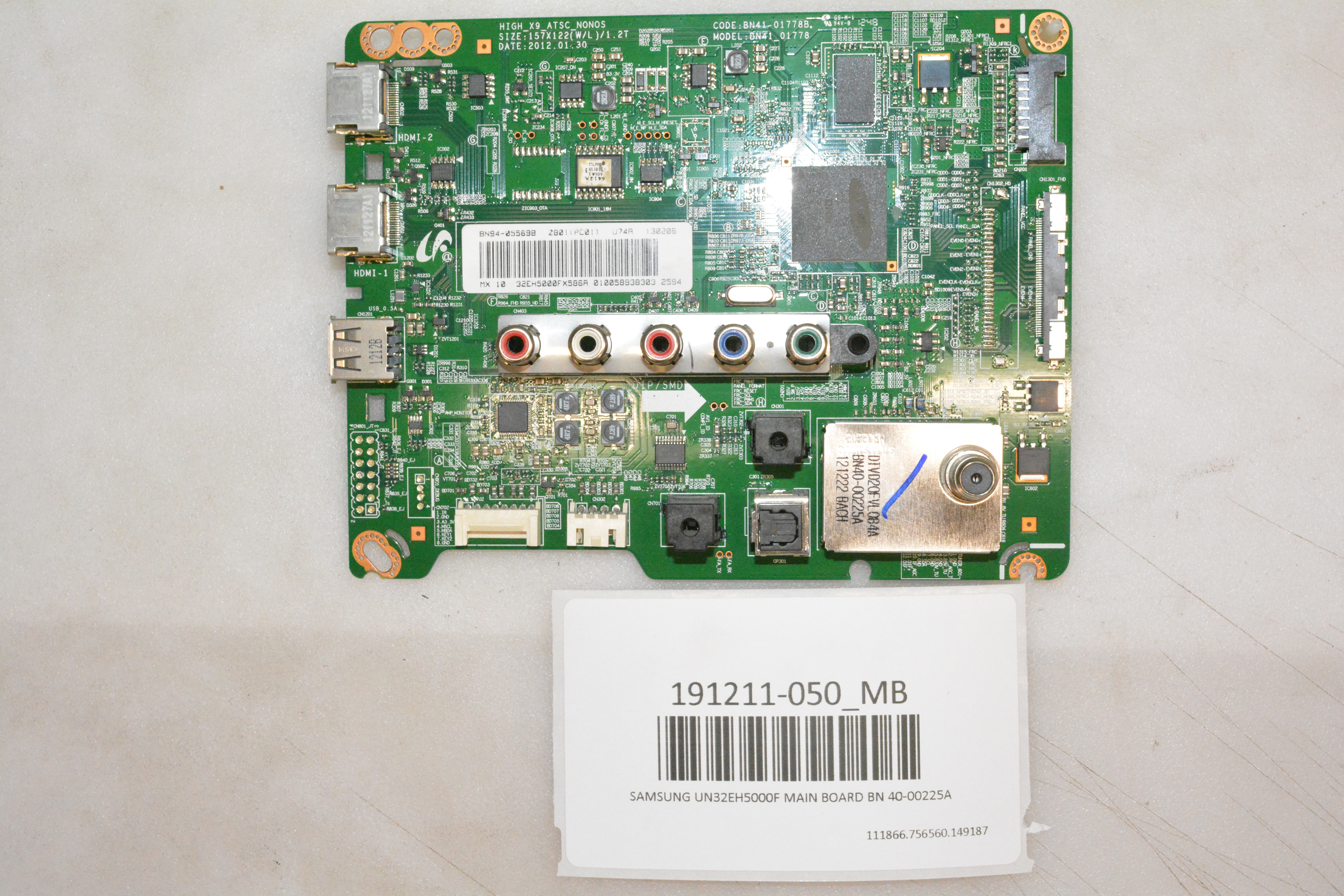 SAMSUNG UN32EH5000F MAIN BOARD BN 4000225A eBay