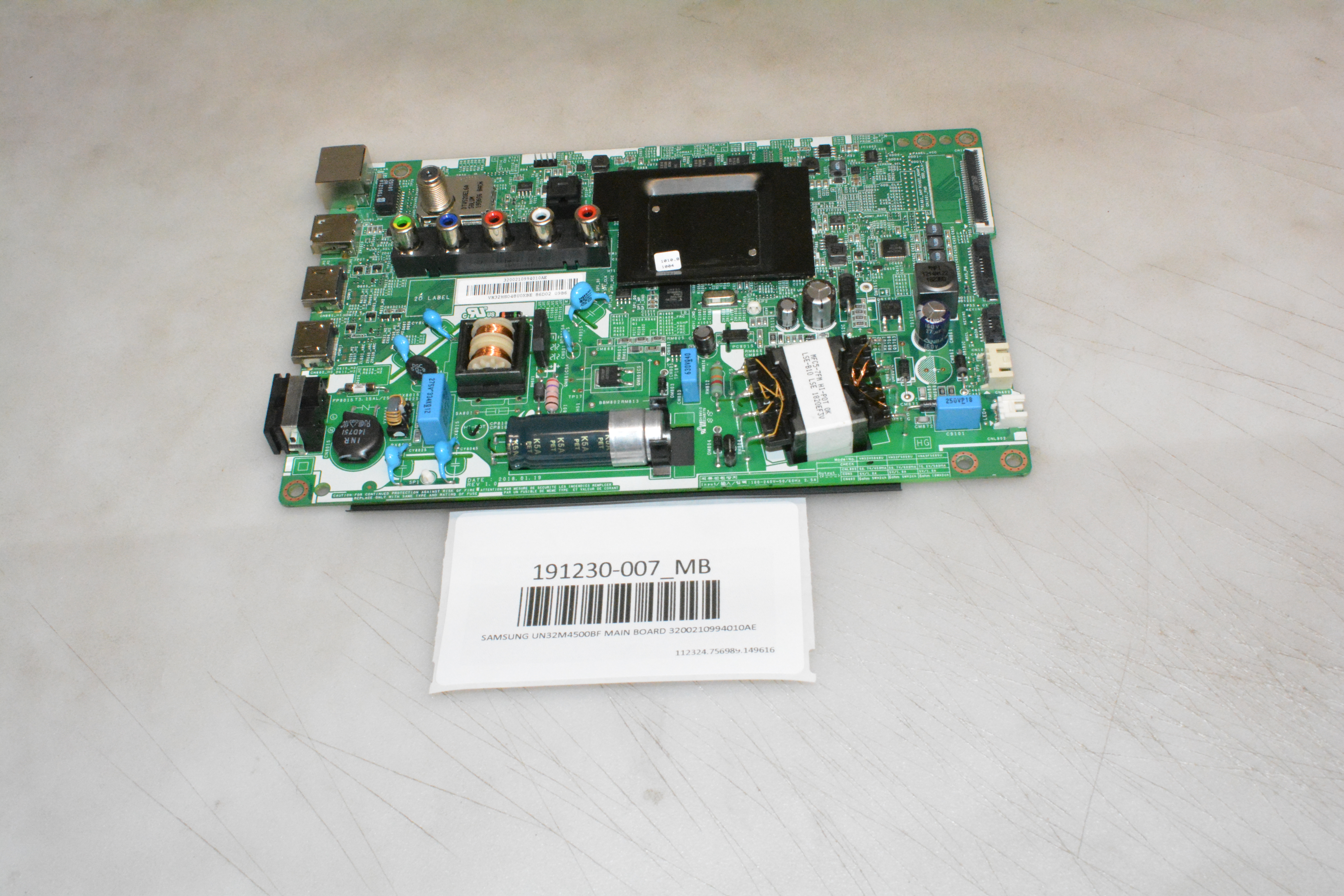 SAMSUNG UN32M4500BF MAIN BOARD 3200210994010AE | eBay
