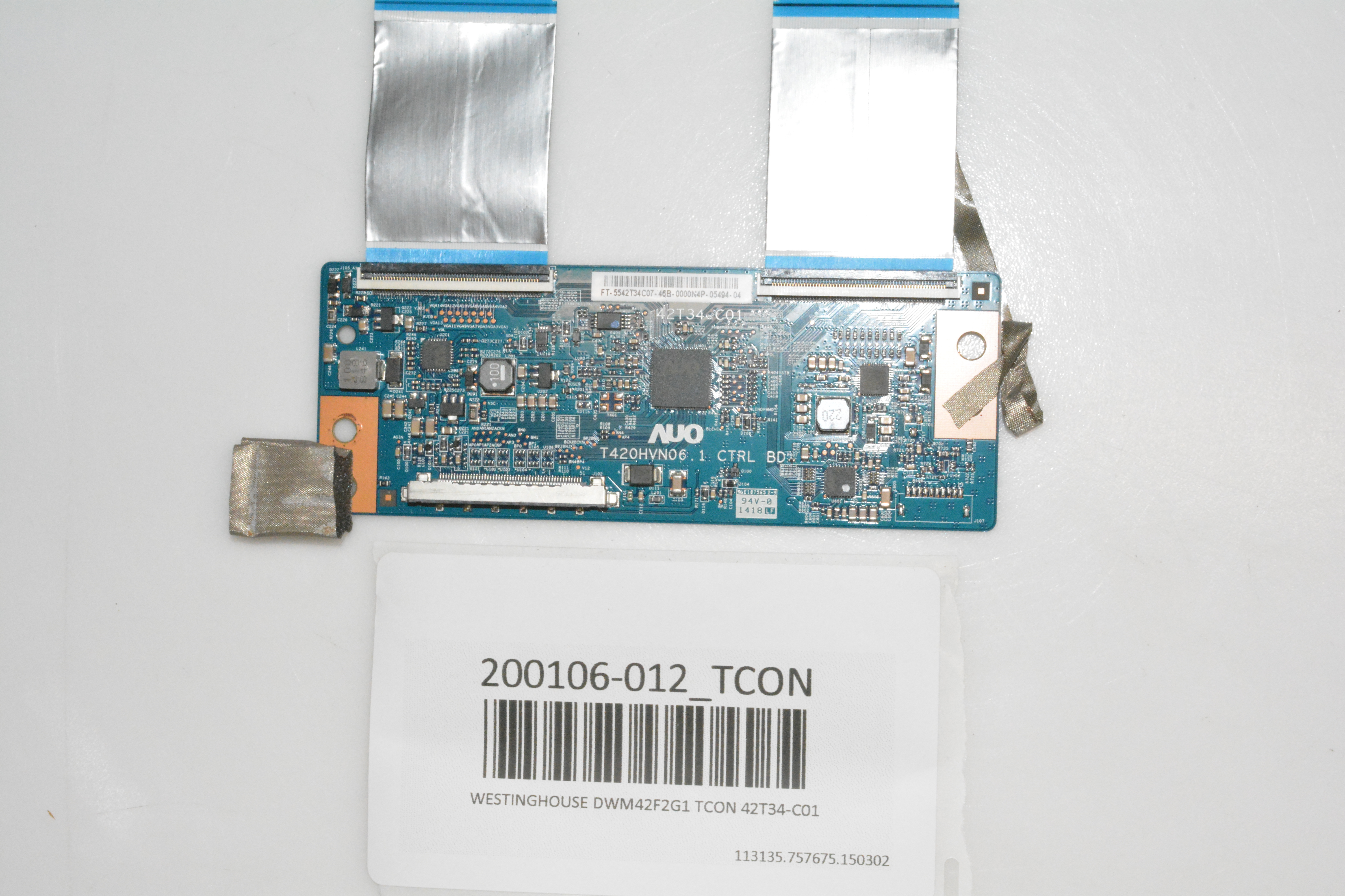 WESTINGHOUSE DWM42F2G1 TCON 42T34C01 eBay