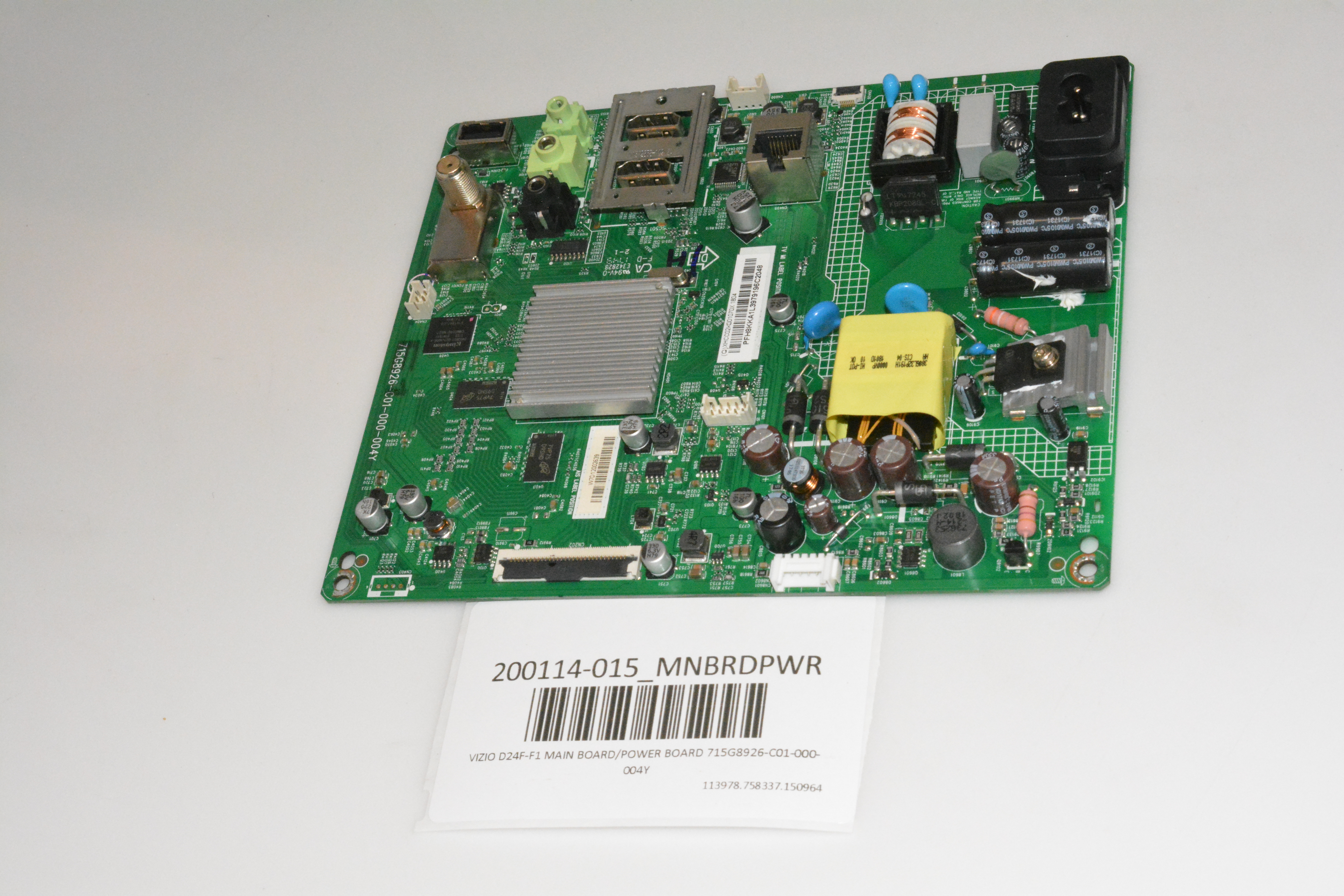 VIZIO D24F-F1 MAIN BOARD/POWER BOARD 715G8926-C01-000-004Y | eBay