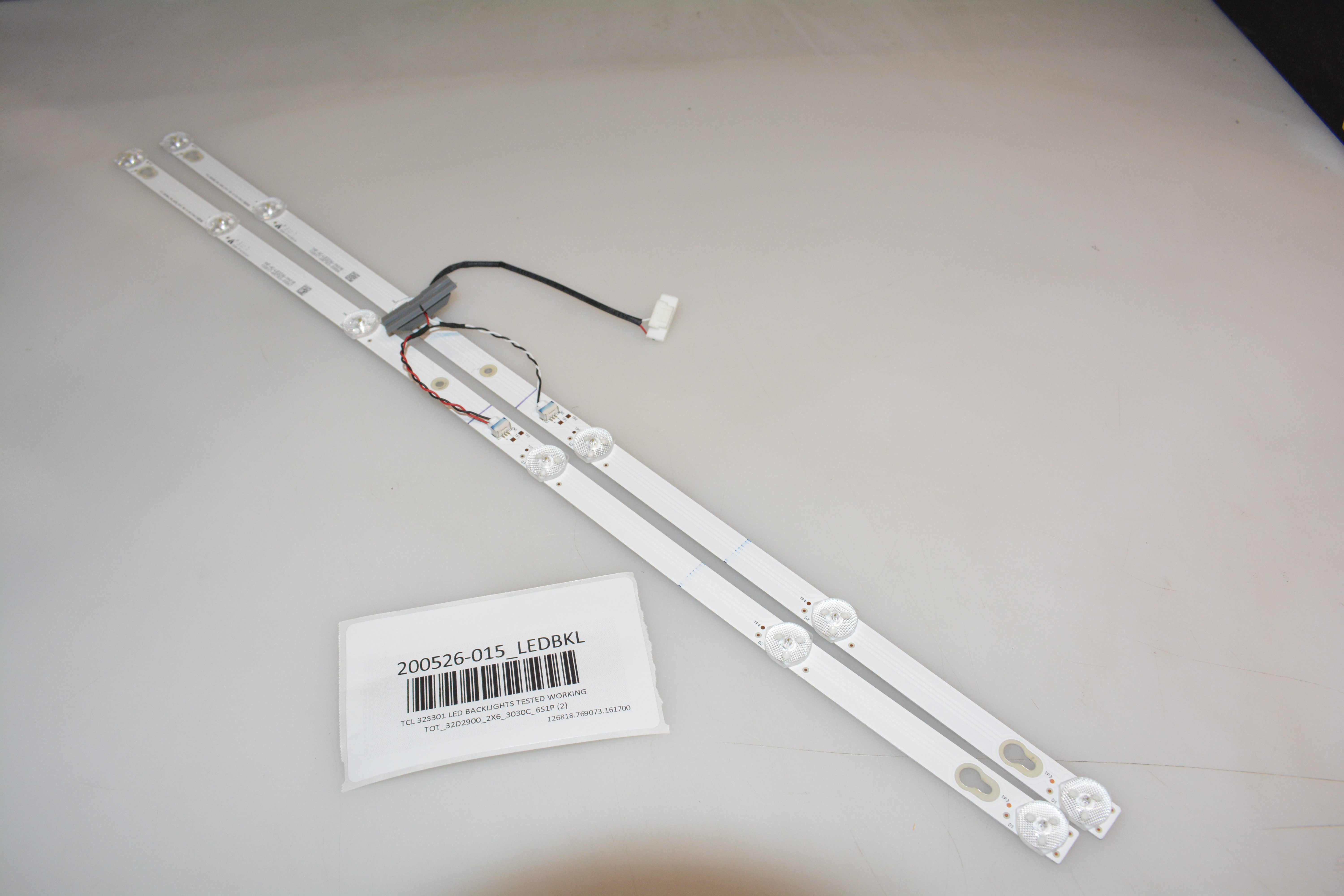 TCL 32S301 LED BACKLIGHTS TESTED WORKING TOT_32D2900_2X6_3030C_6S1P (2