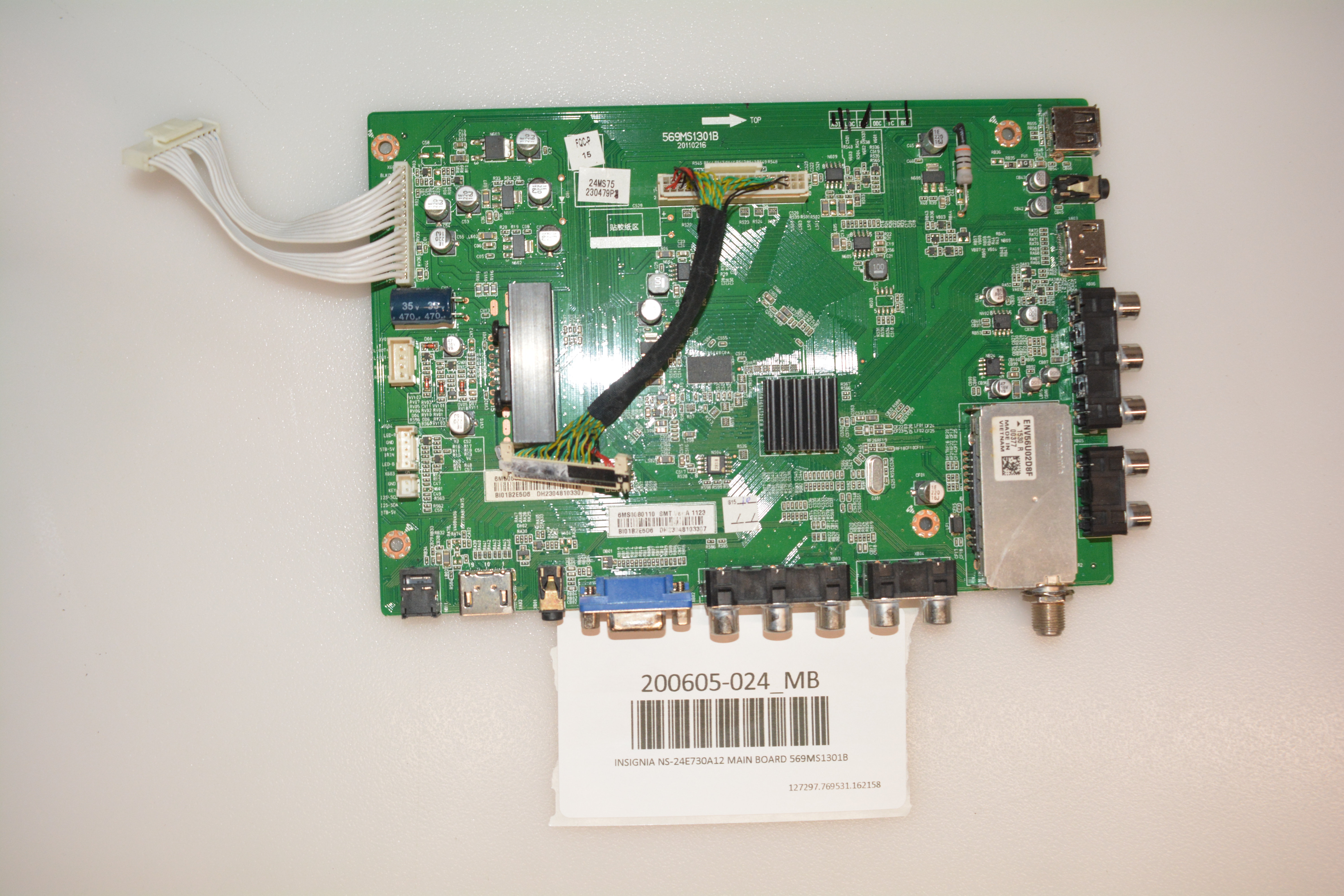 INSIGNIA NS-24E730A12 MAIN BOARD 569MS1301B | eBay